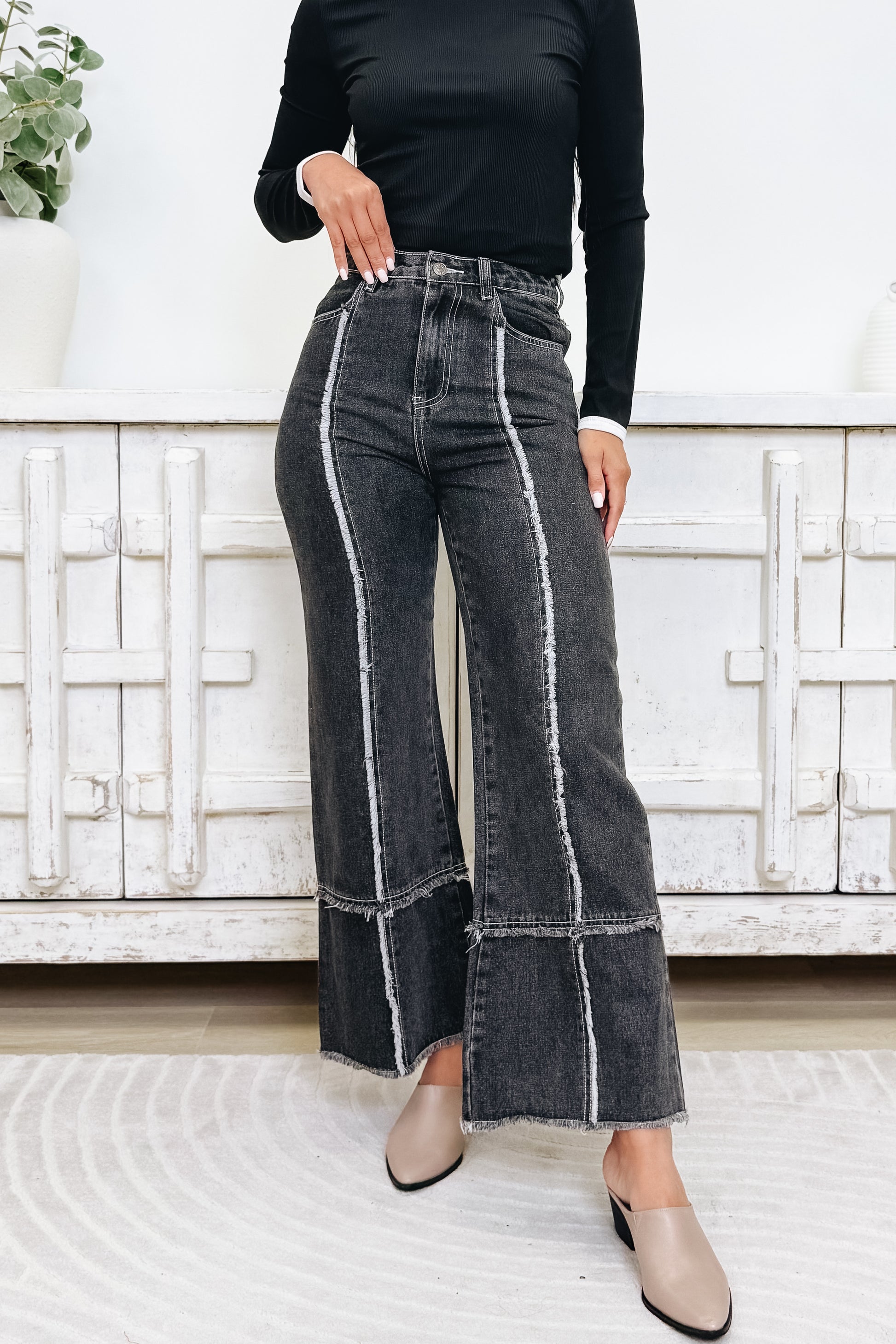 Easy Does It Mid Rise Jeans - 2 Colors!