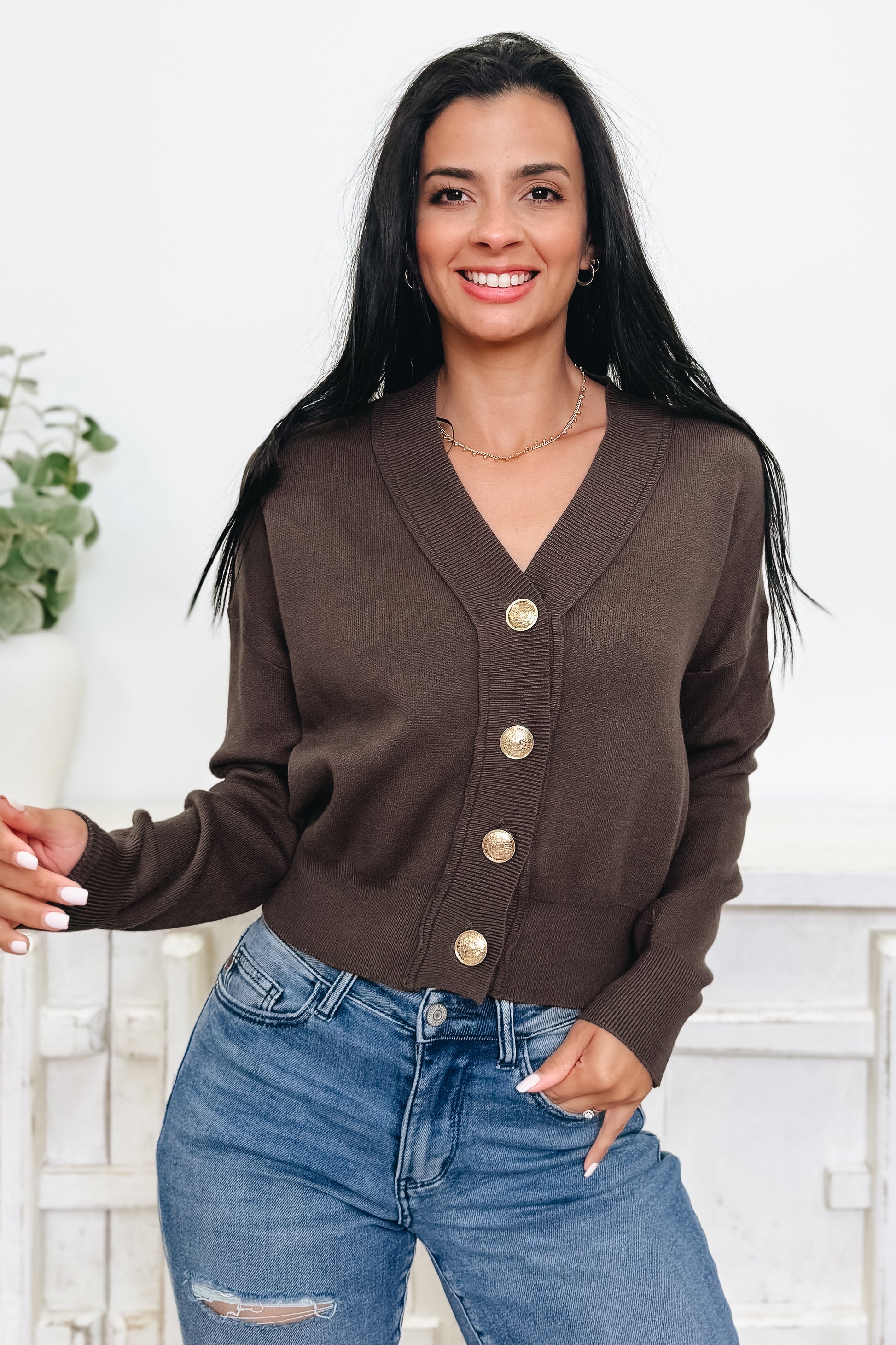 Gold Cheers Cardigan - 2 Colors!