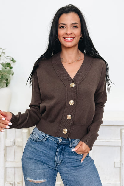 Gold Cheers Cardigan - 2 Colors!