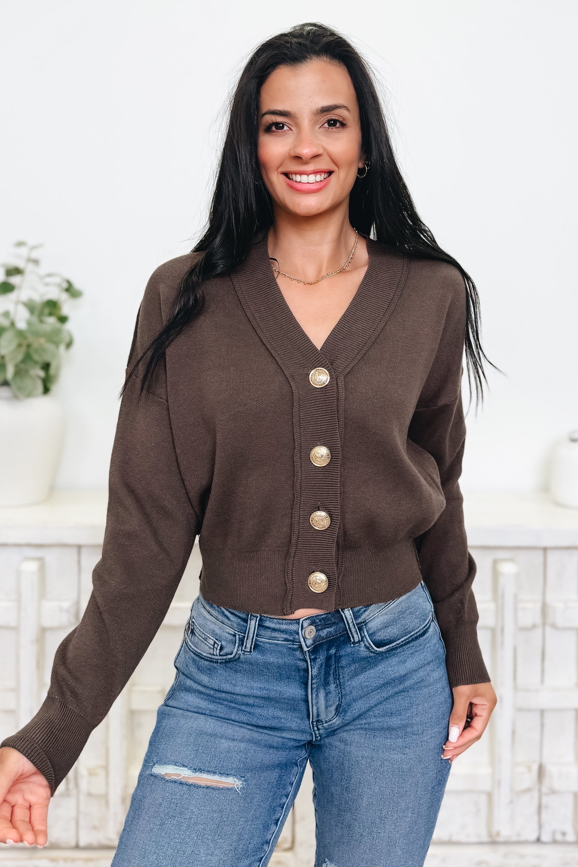 Gold Cheers Cardigan - 2 Colors!