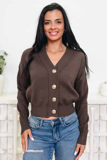 Gold Cheers Cardigan - 2 Colors!