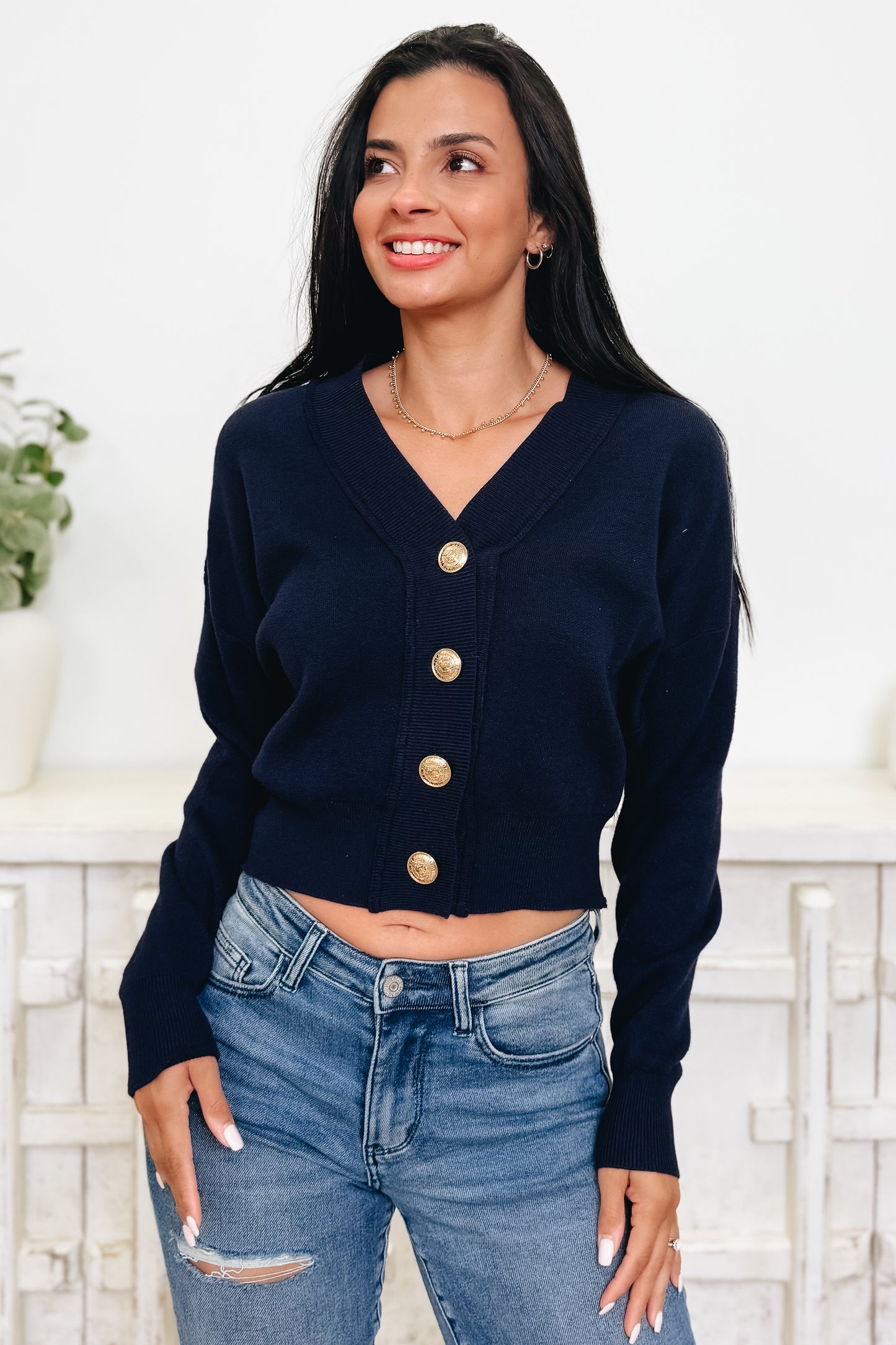 Gold Cheers Cardigan - 2 Colors!