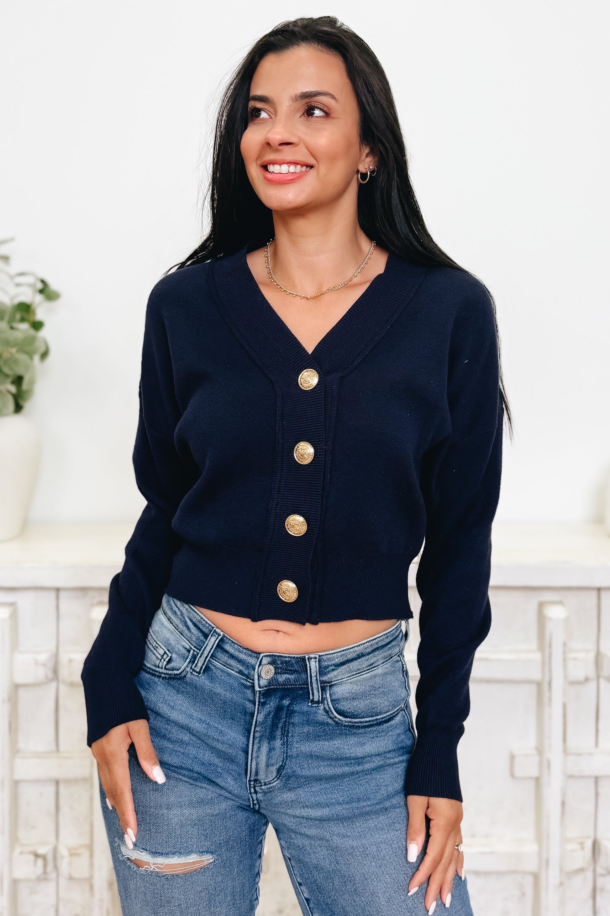 Gold Cheers Cardigan - 2 Colors!