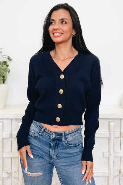 Gold Cheers Cardigan - 2 Colors!