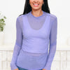 Shimmery Confession Top - 4 Colors!