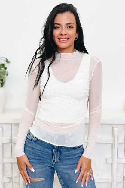 Shimmery Confession Top - 3 Colors!