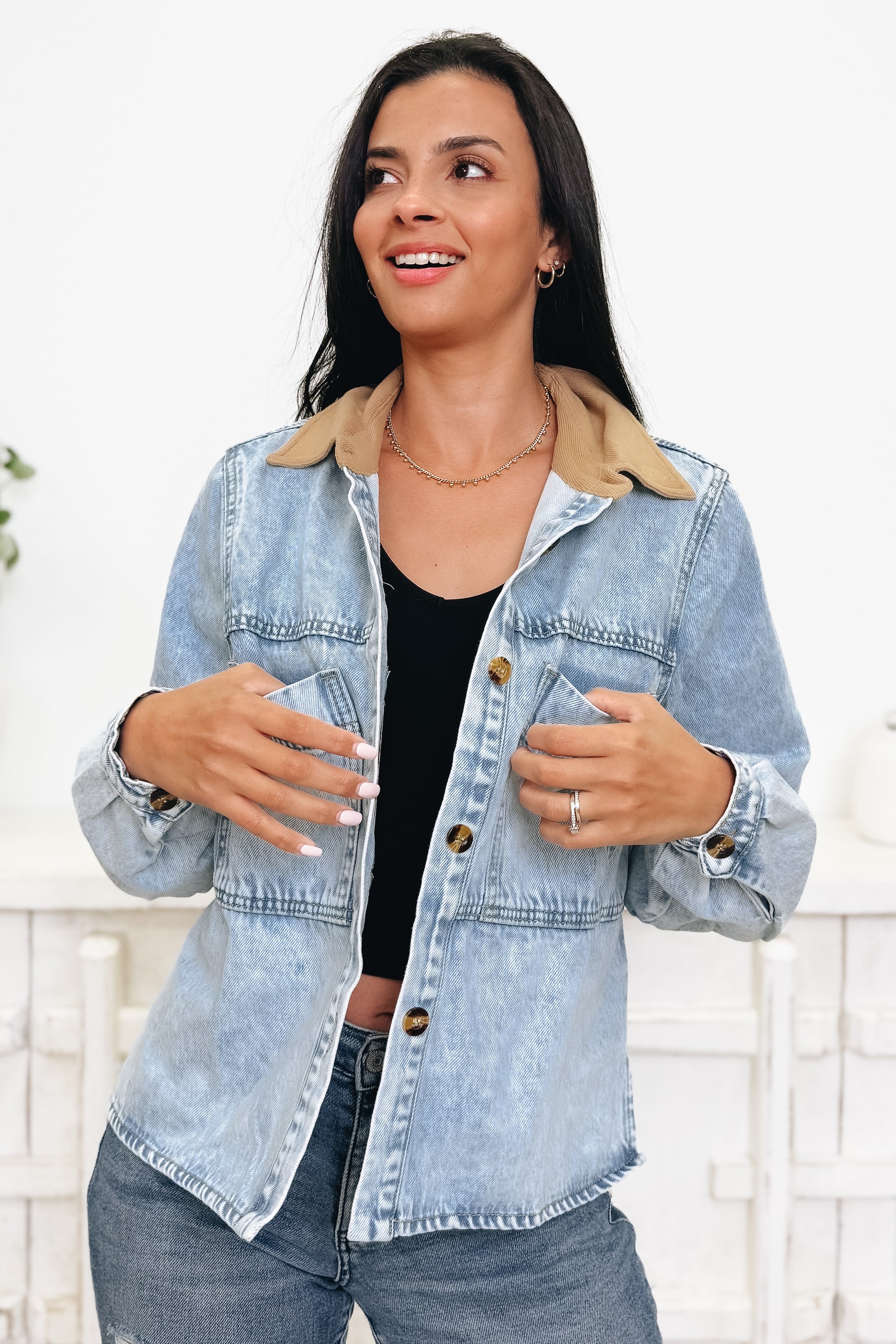 Alot To Love Denim Shacket