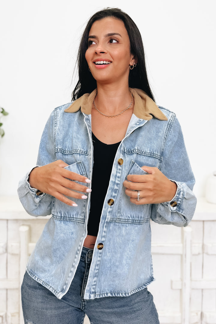 Alot To Love Denim Shacket