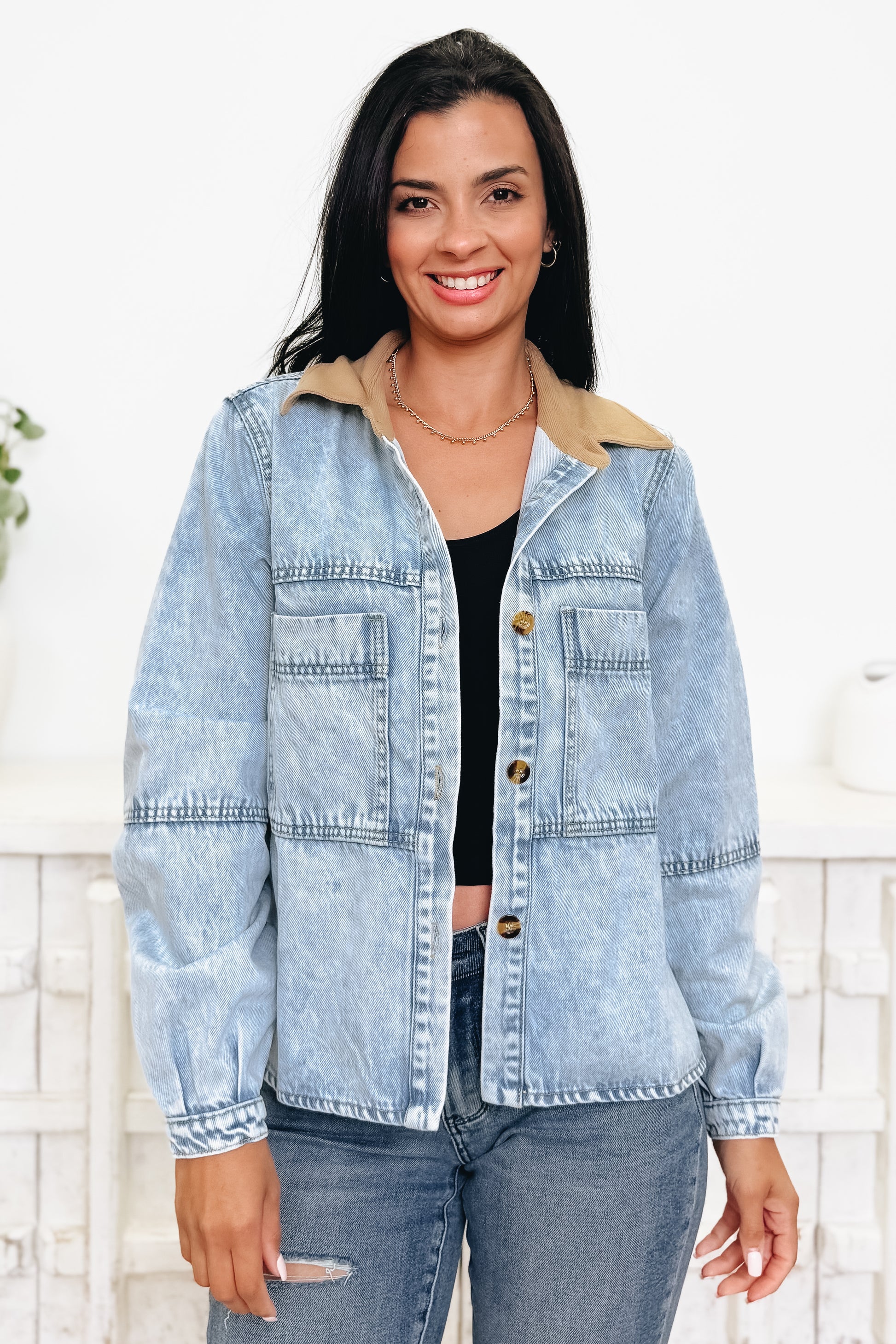 Alot To Love Denim Shacket