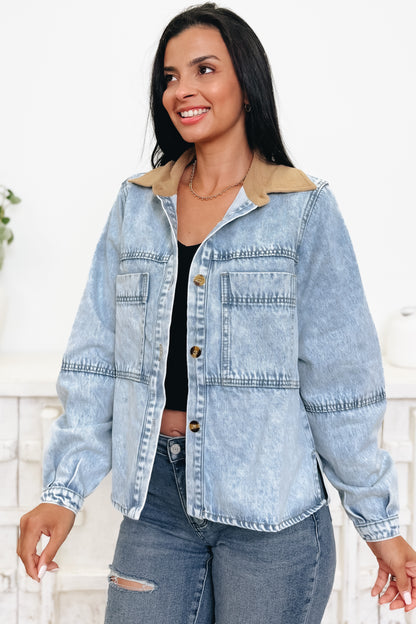 Alot To Love Denim Shacket