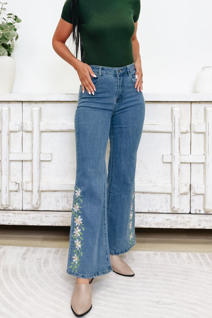 Free Spirit By Anniewear - Flare Jeans - Medium Denim