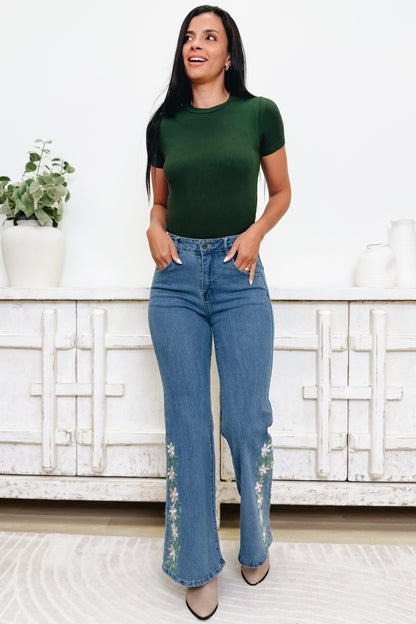Free Spirit By Anniewear - Flare Jeans - Medium Denim