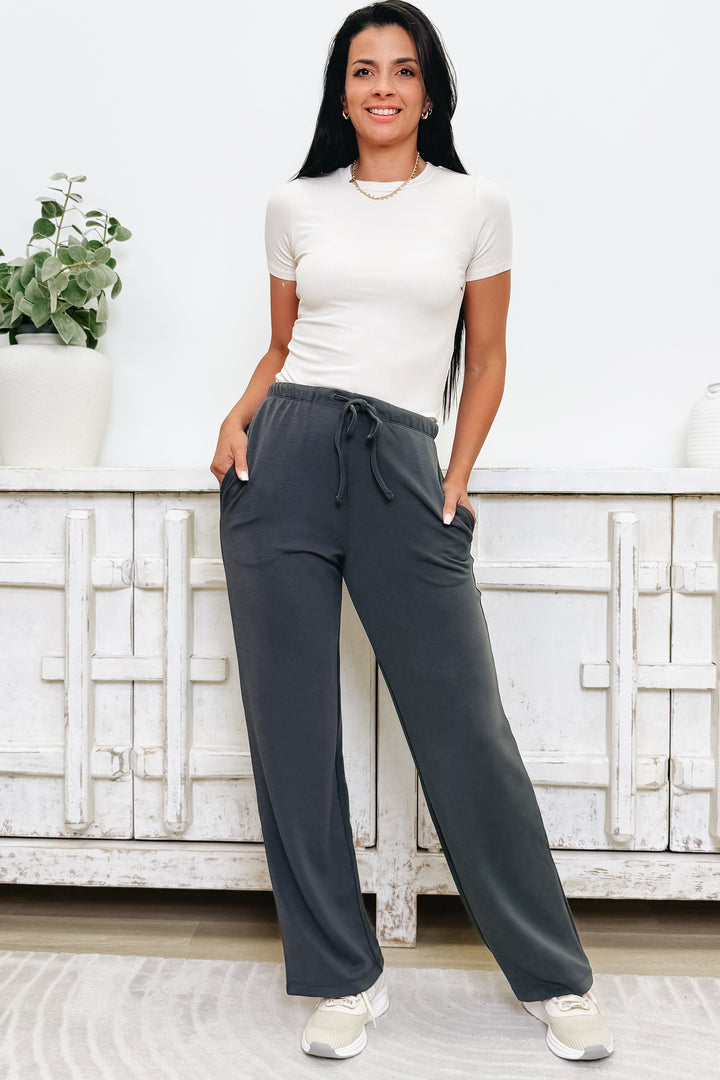 Laguna Beach Scuba Wide Leg Pants - 2 Colors!