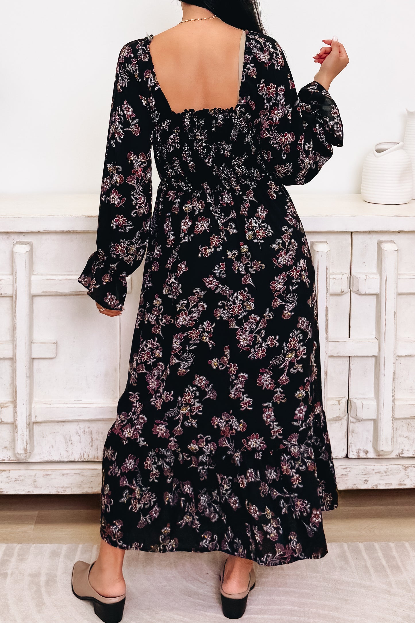 Fit To Flare Floral Dress