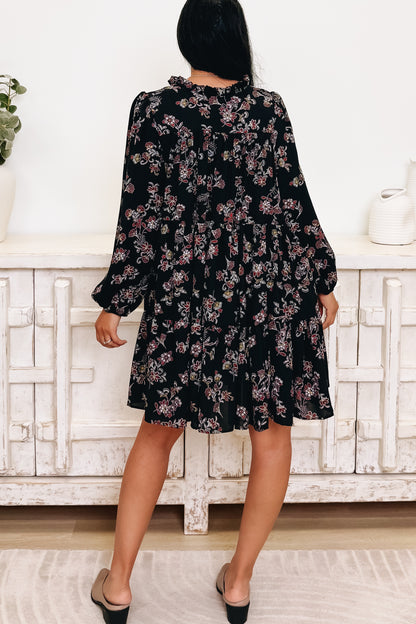 Coming Right Up Floral Dress