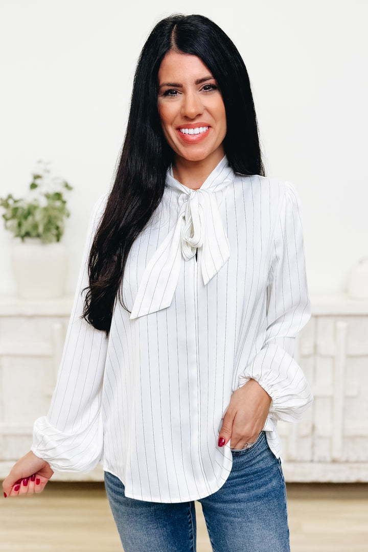 Ribbon Stripe That's Right Top