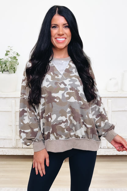 Just In Time Camo Top