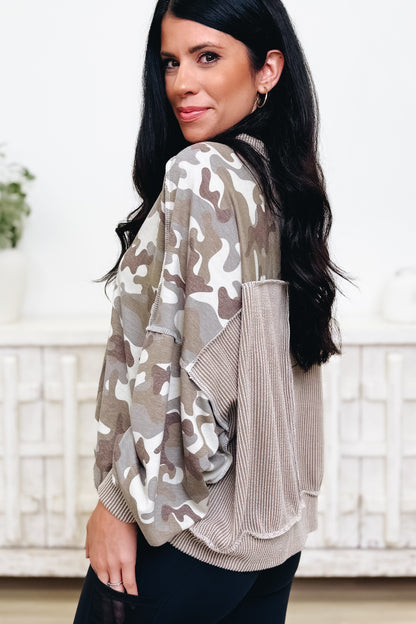 Just In Time Camo Top