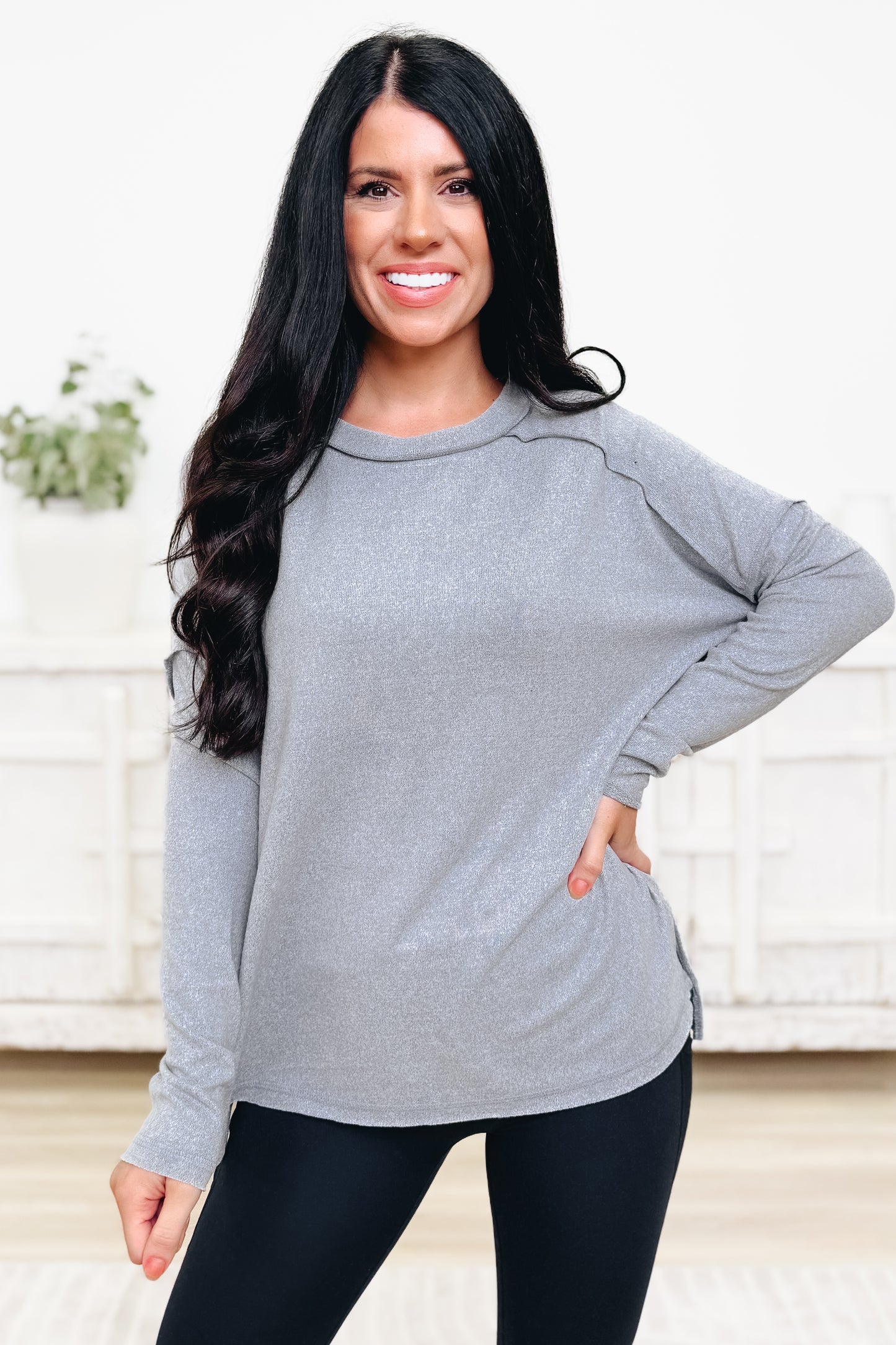 Purposeful As It Seams Top - 10 Colors!