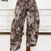 Fall Fantasy Cargo Barrel Joggers - Brown