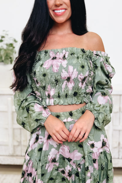 Sweet Magnolia Floral Top