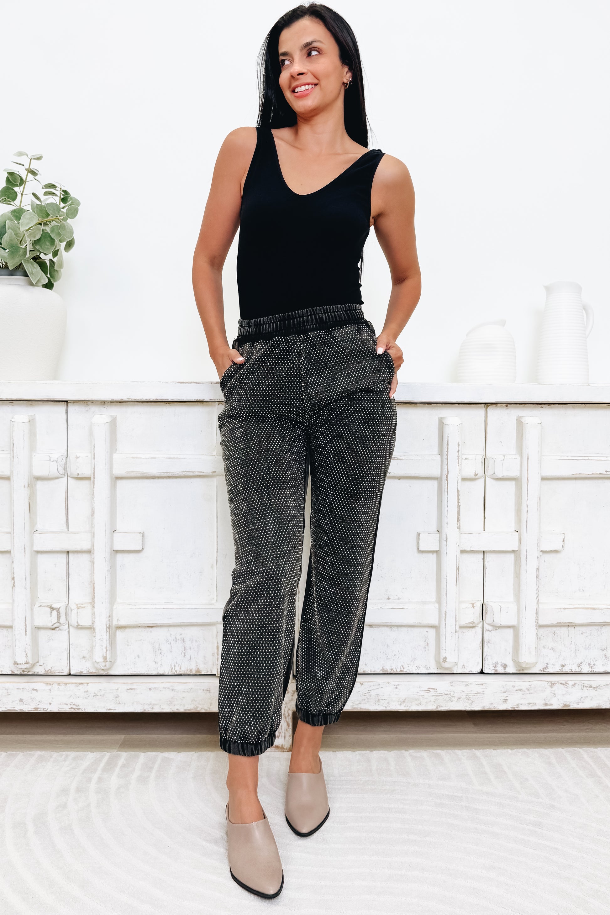 Diamond In The Sky Jogger Pants - 2 Colors!