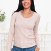 Show & Pointelle Top - 2 Colors!