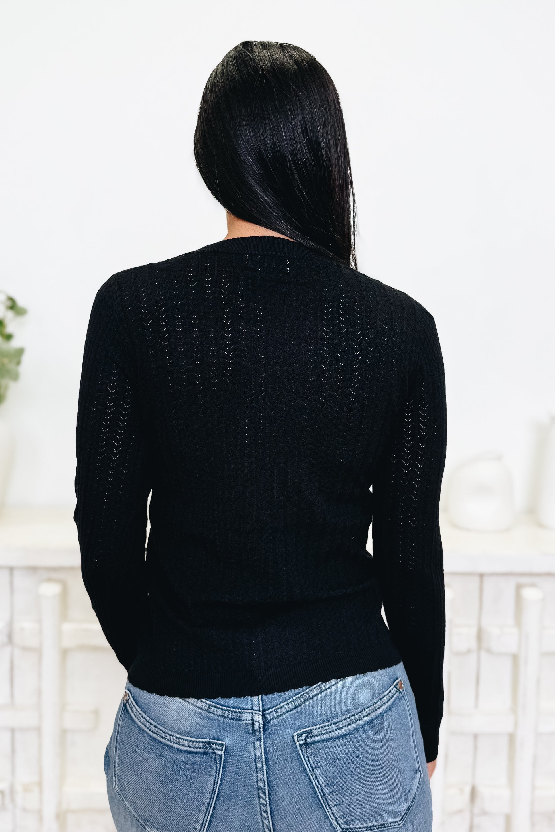 Show & Pointelle Top - 2 Colors!