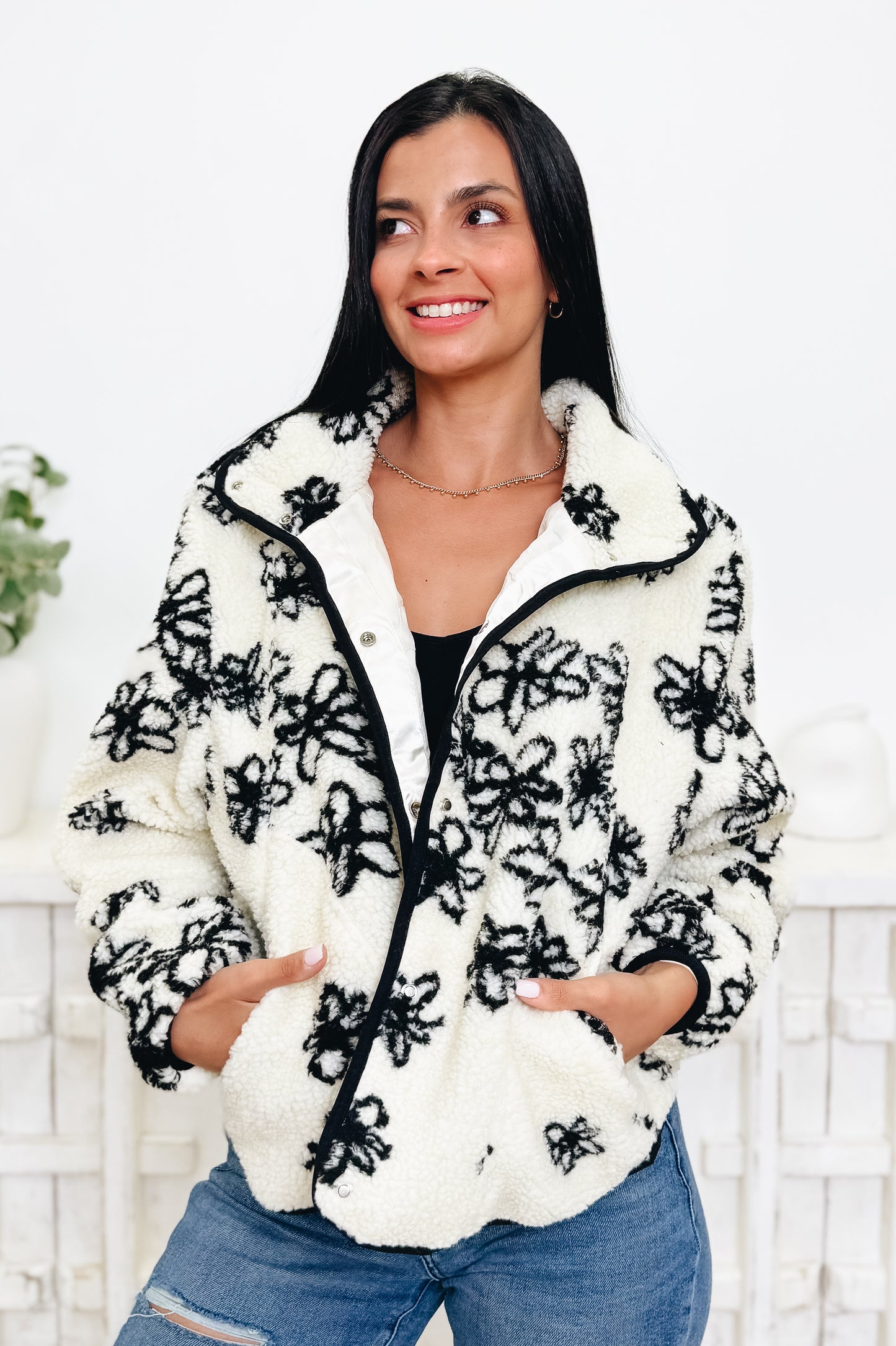 Flower Power Fleece Jacket