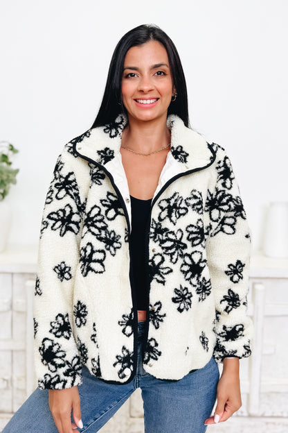 Flower Power Fleece Jacket