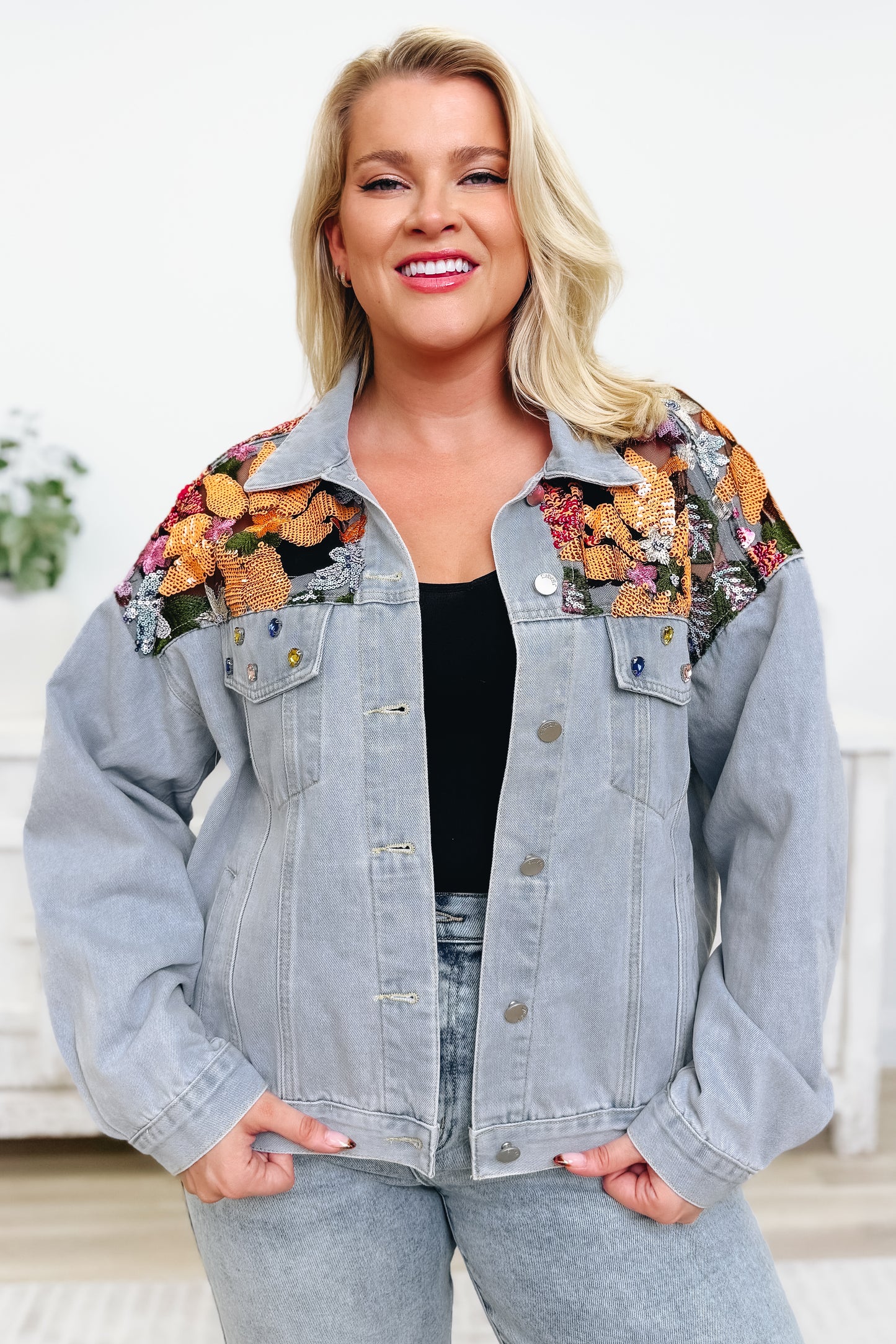 Vibrant Vibes Floral Jacket