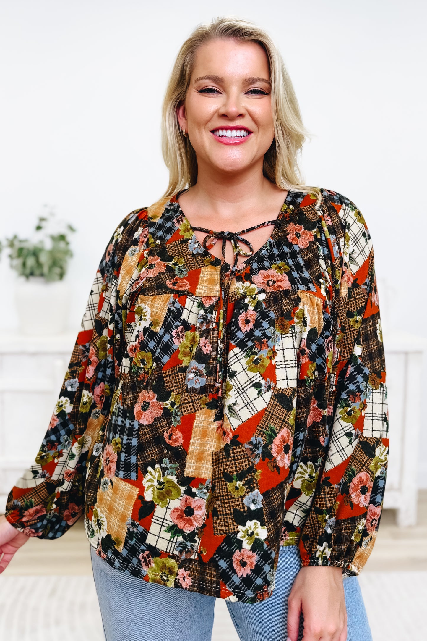 Bloom Haven Floral Top - 2 Colors!