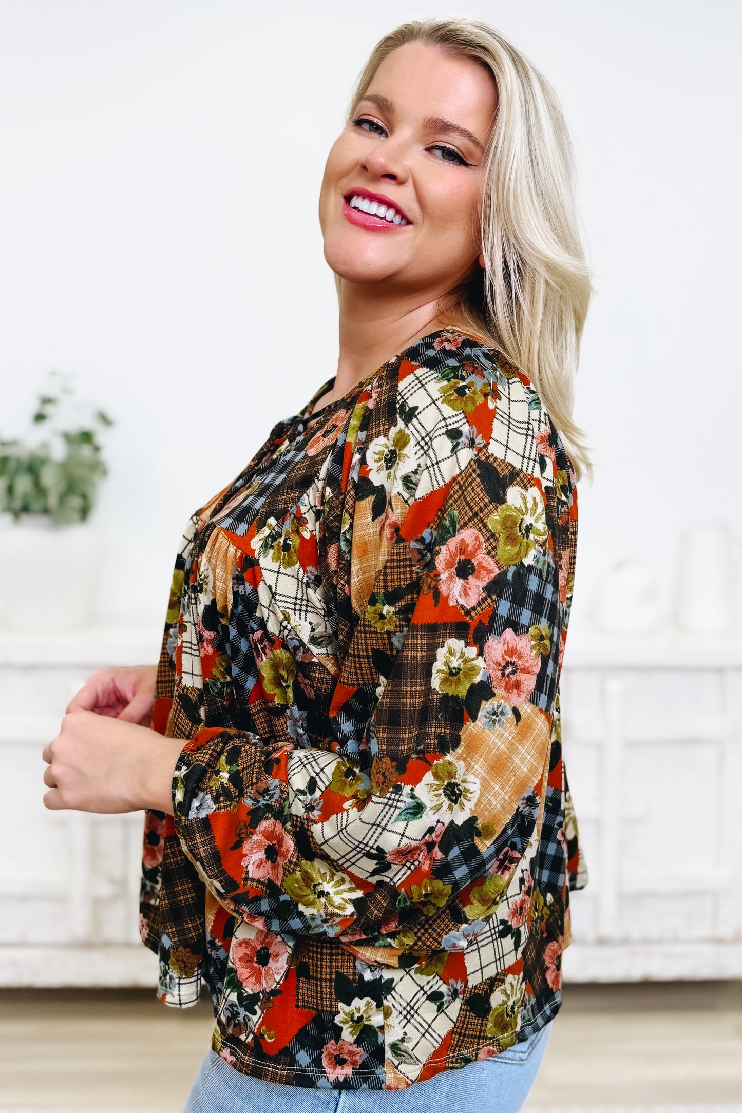 Bloom Haven Floral Top - 2 Colors!