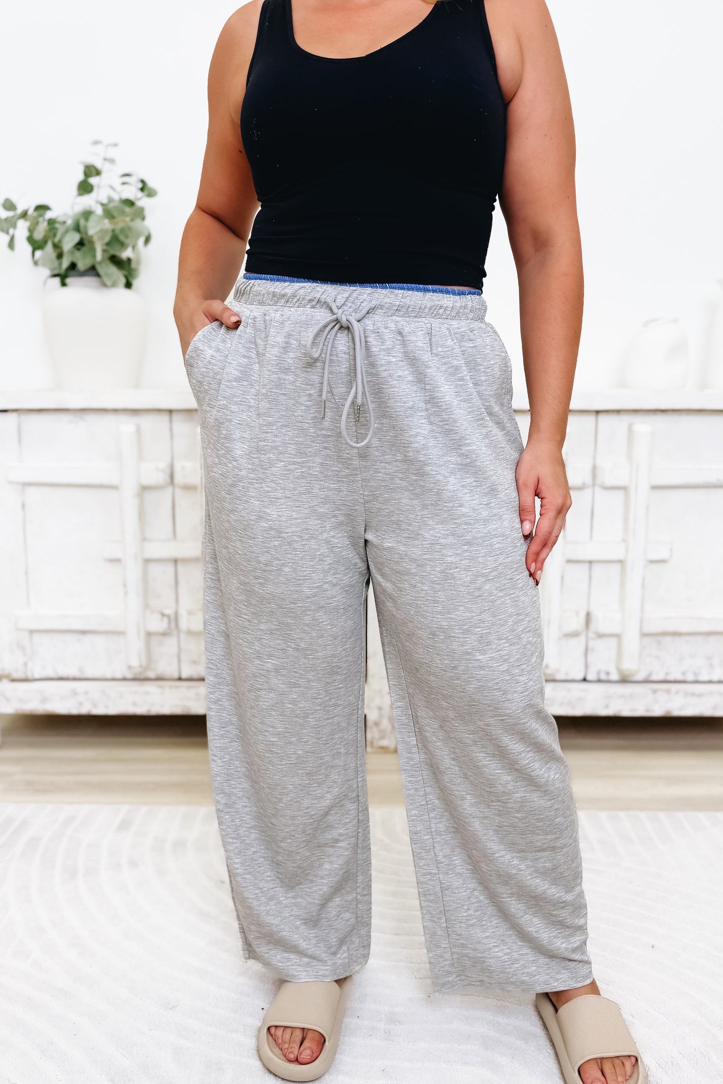 Washed Away Sweatpants - Grey