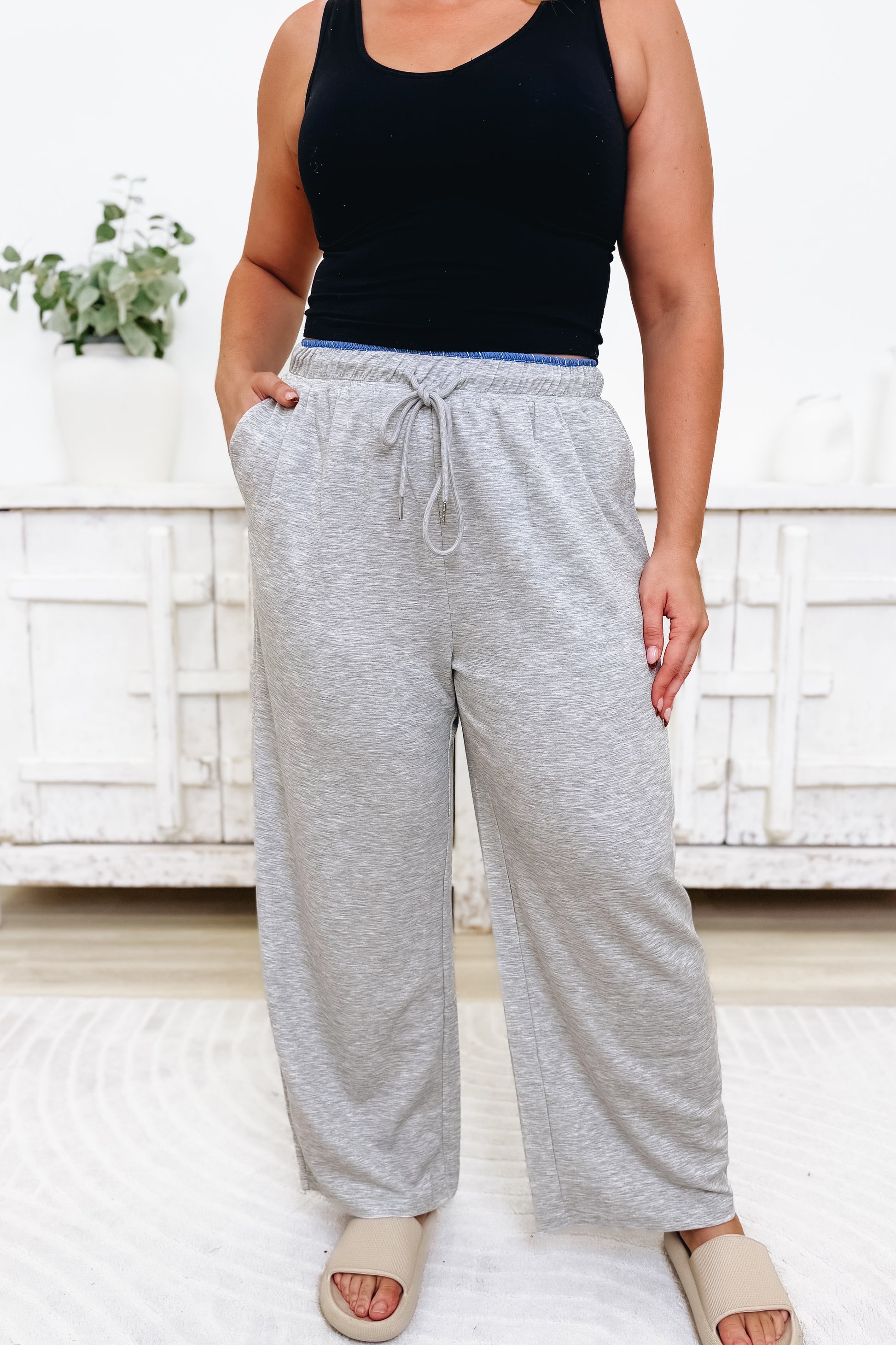 Washed Away Sweatpants - Grey