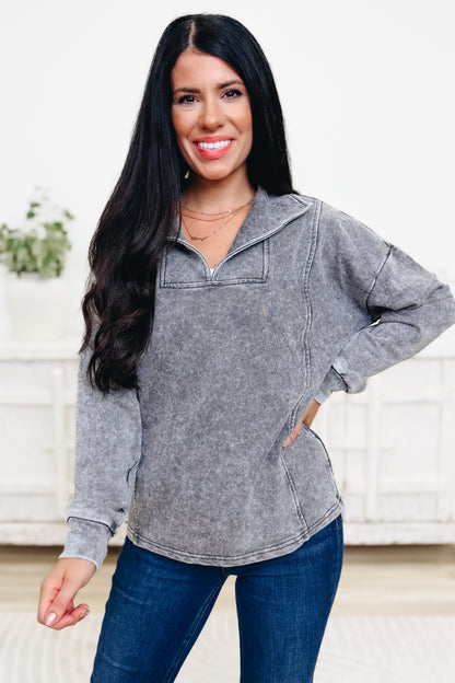 Split Precision Sweatshirt - 2 Colors!