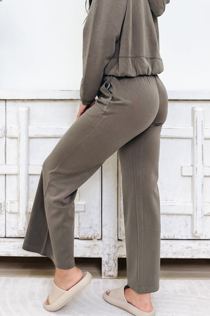 Heart + Hustle Pants - Ash Olive