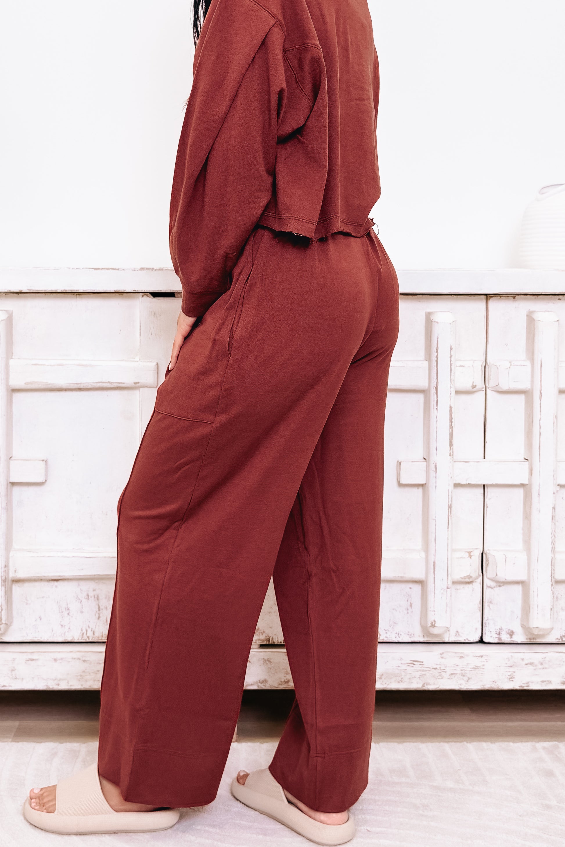 Serene Comfort Pants - Rust