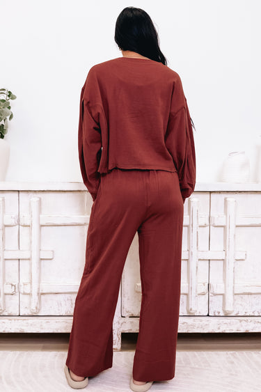 Serene Comfort Pants - Rust