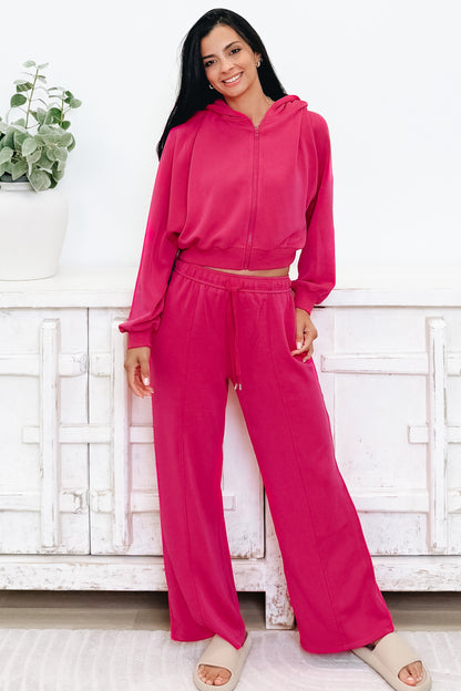 Off Duty Babe Pants - Fucshia Pink