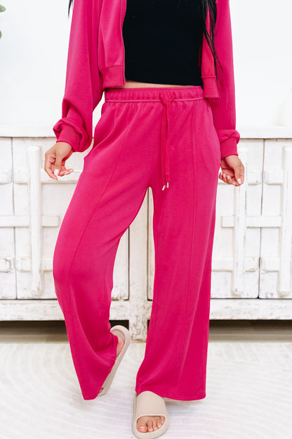 Off Duty Babe Pants - Fucshia Pink