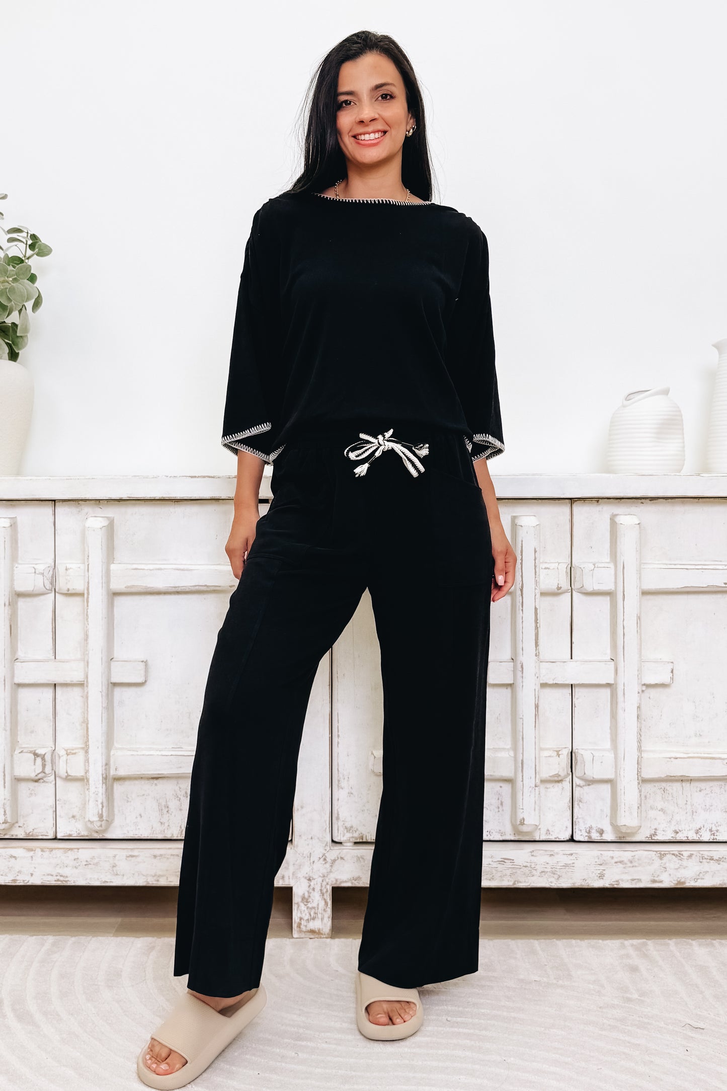 Cozy Cool Pants - Black