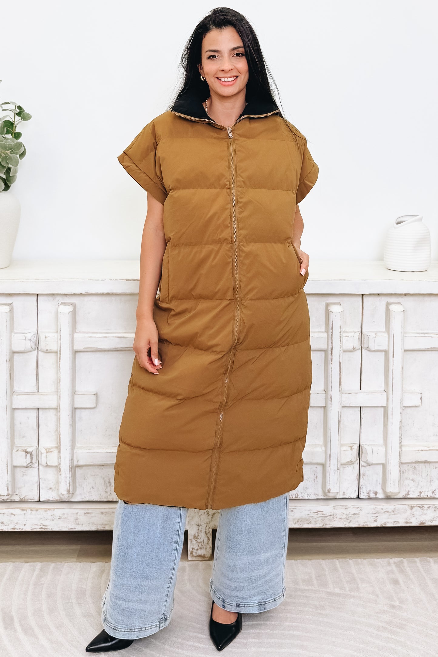 Bright Side Reversible Puffer Vest