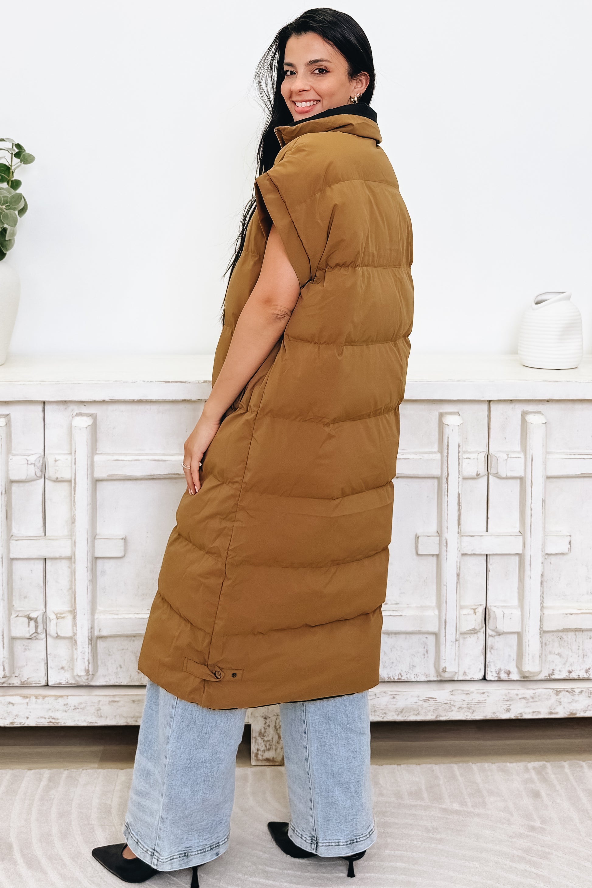 Bright Side Reversible Puffer Vest