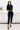 Polished & Poised By Mica - High Rise Raw Hem Skinny Jeans - Electric Black