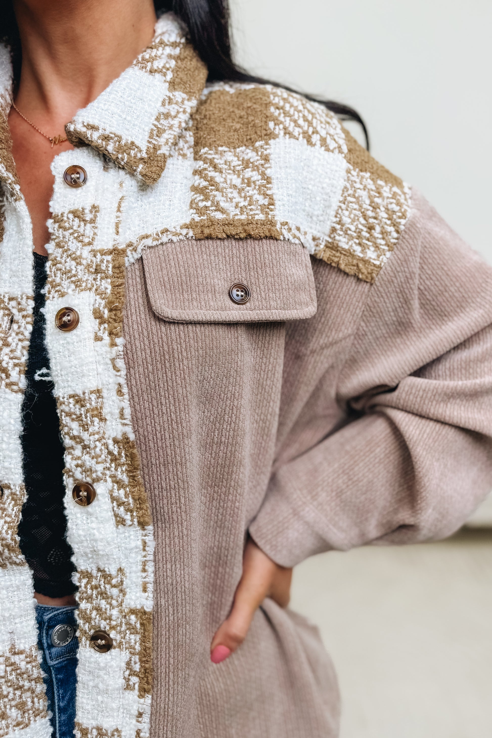 Look At Me Now Jacket - Brown