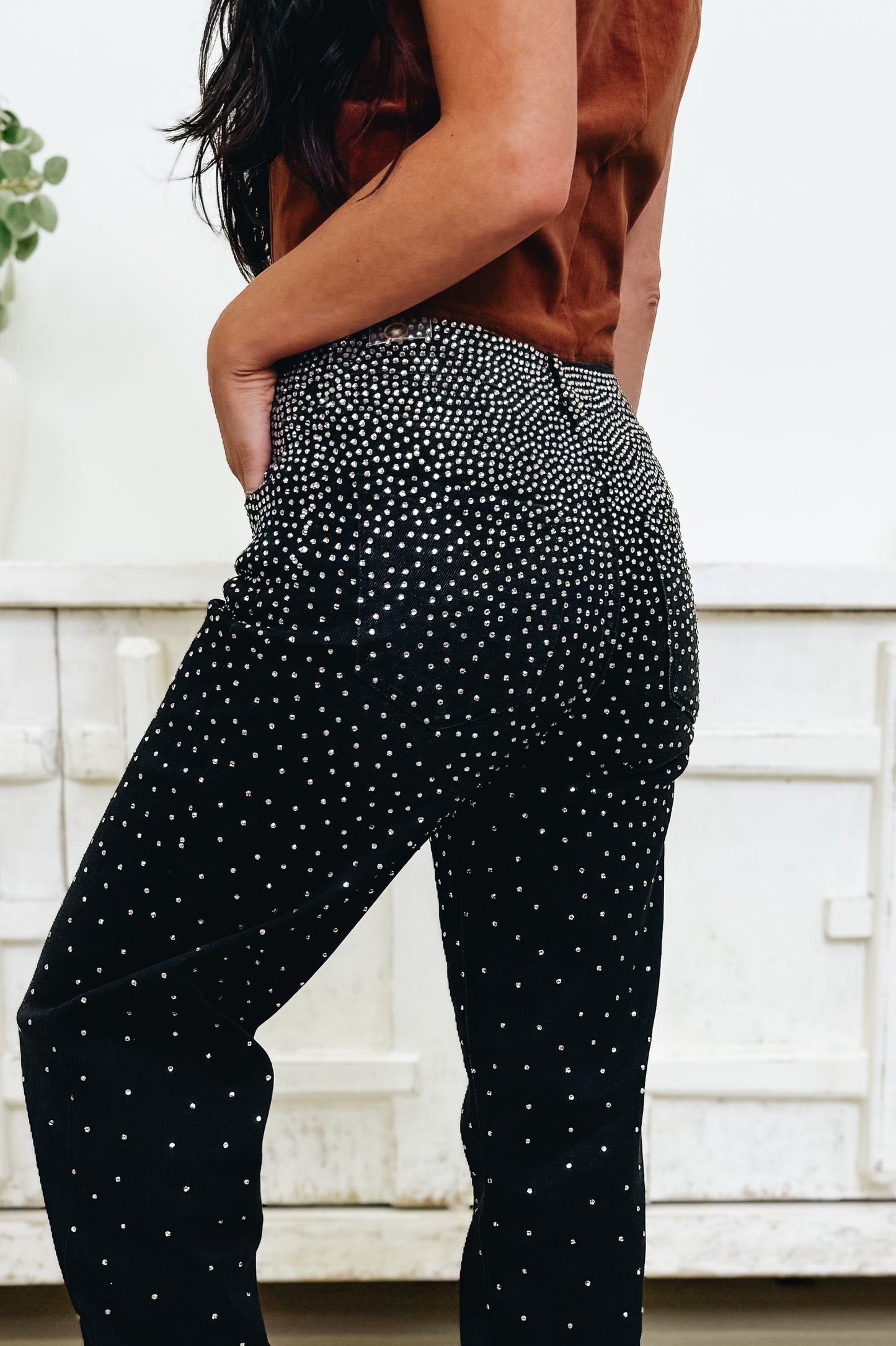 Starlight Spark By Lovervet - Slim Wide Leg Jeans