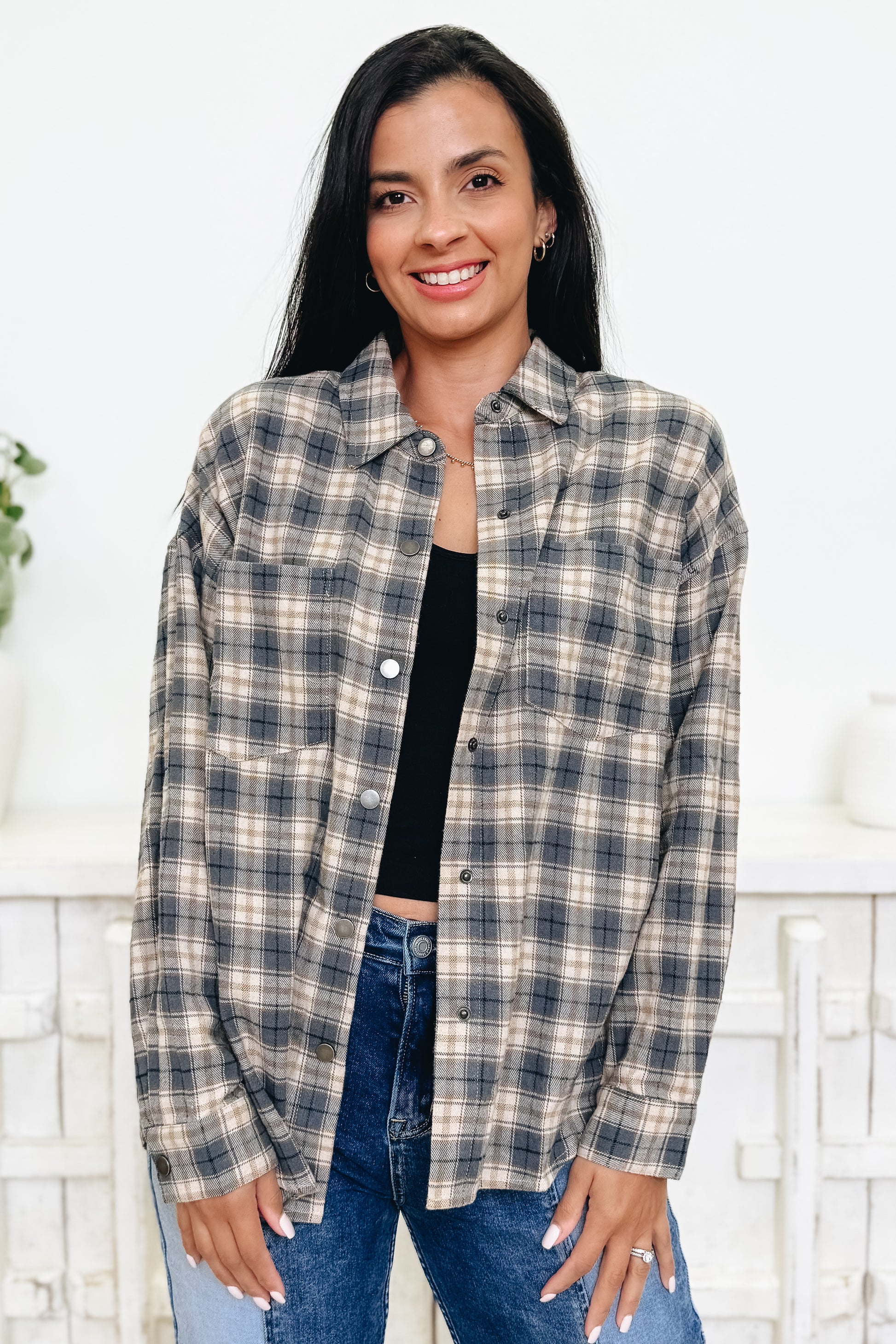 Plaid With Love Top
