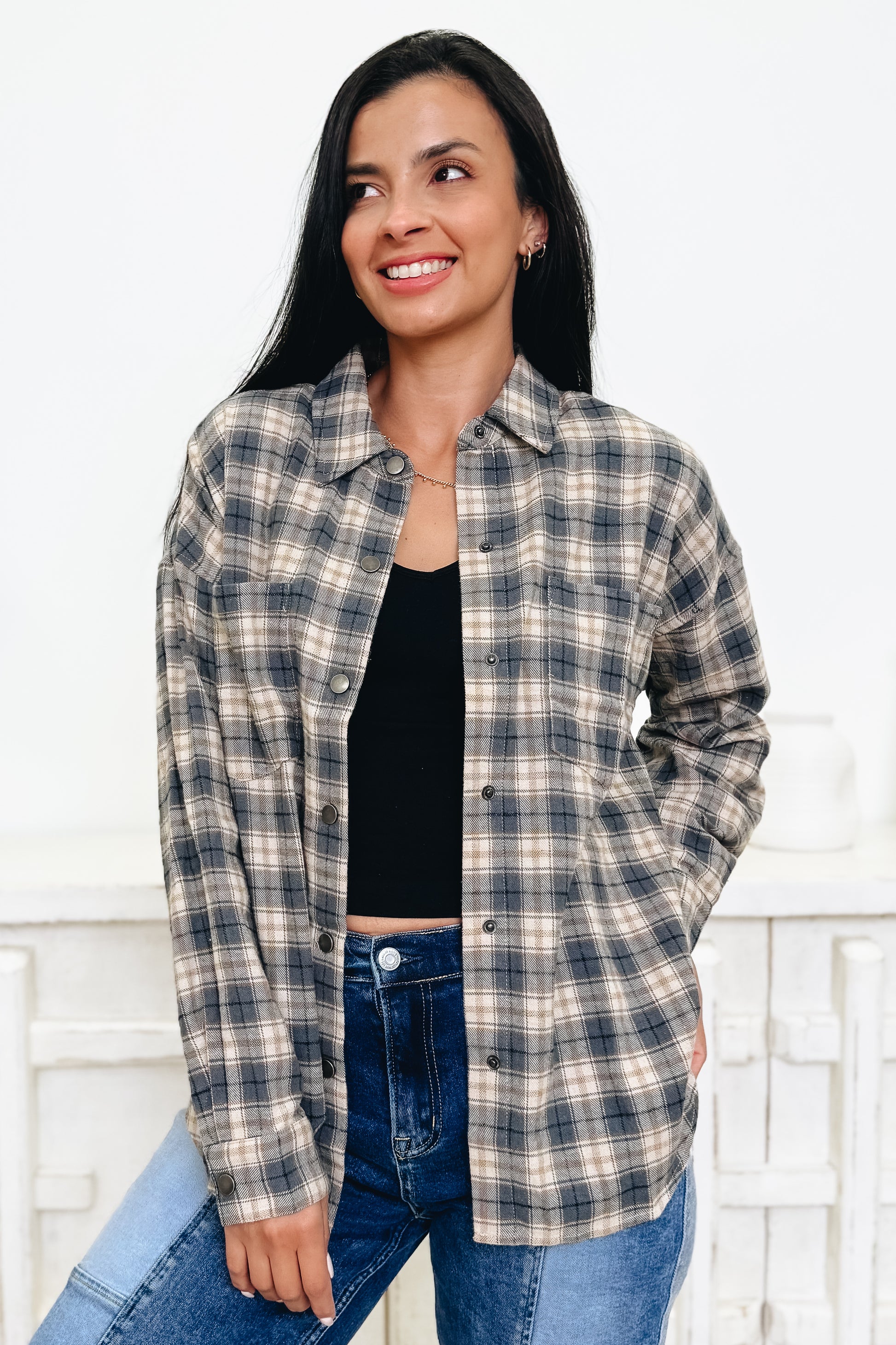 Plaid With Love Top