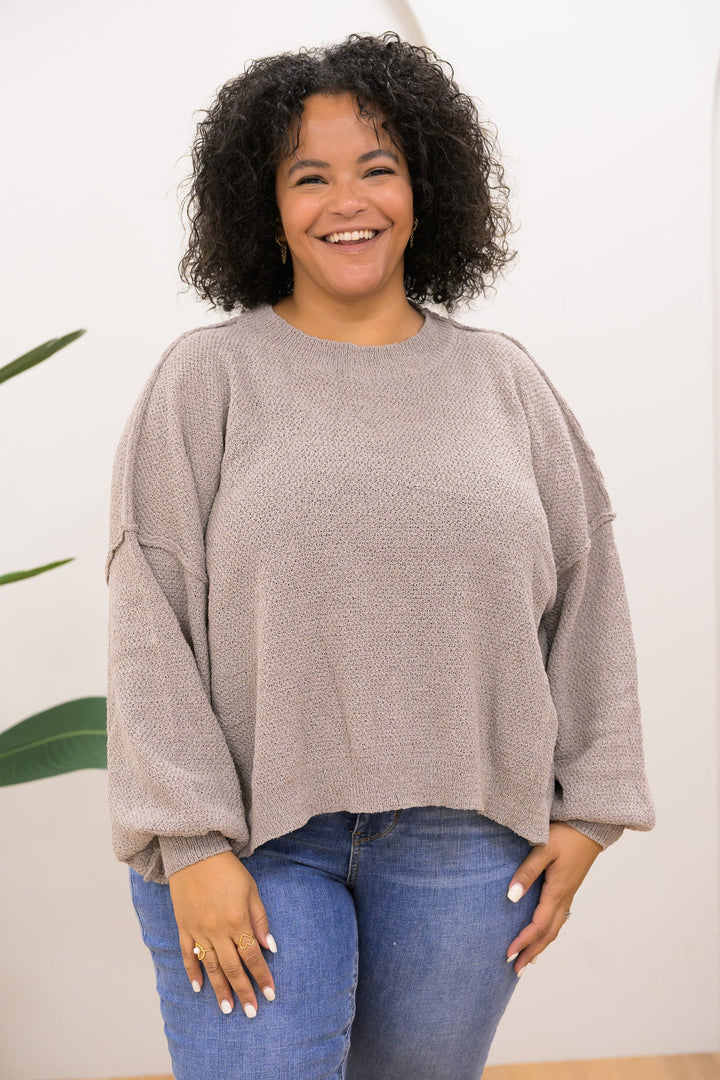 Coming Prepared Sweater Top - 5 Colors!